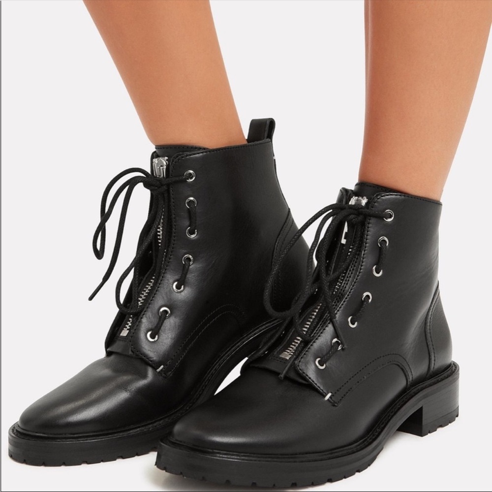 Rag & bone black cannon boot in a size 8.